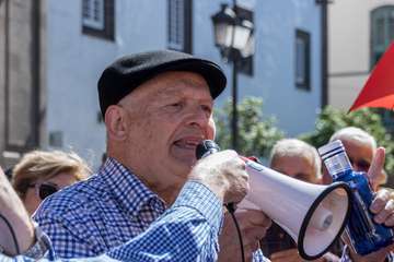 Concentración en la capital grancanaria por la 